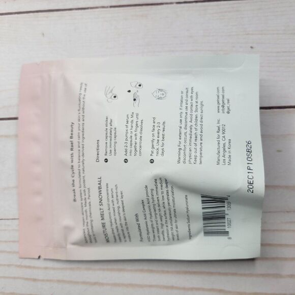 Rael Beauty Moisture Melt Snowball Hyaluronic Acid Concentrate - Picture 2 of 2